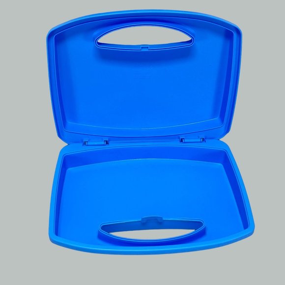 Playmobil Empty Plastic Storage Carrying Case Blue - Picture 7 of 9